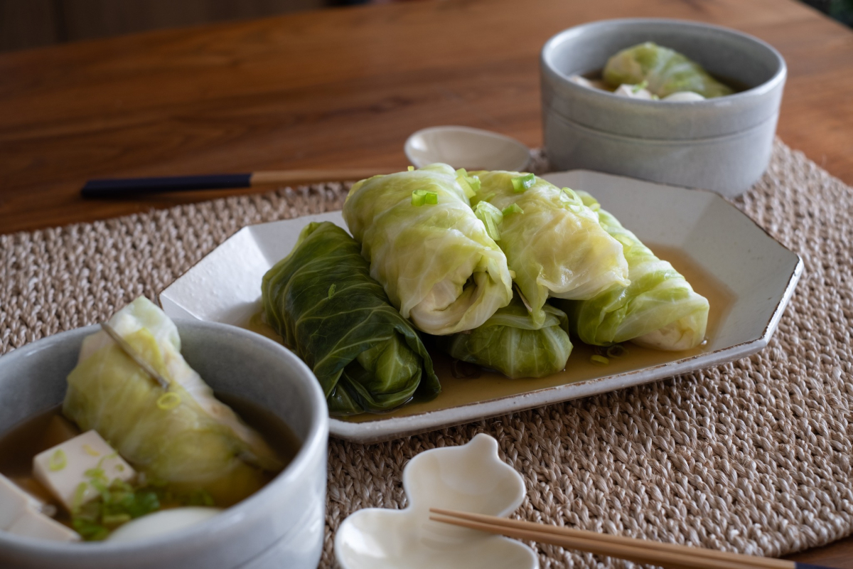 高麗菜雞肉捲