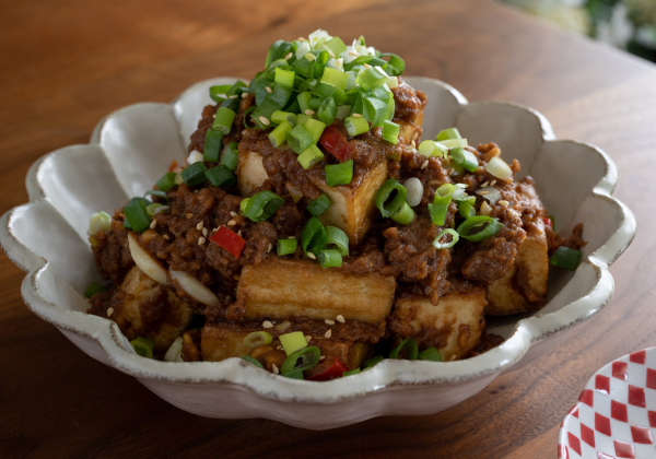 沙茶花生煎豆腐