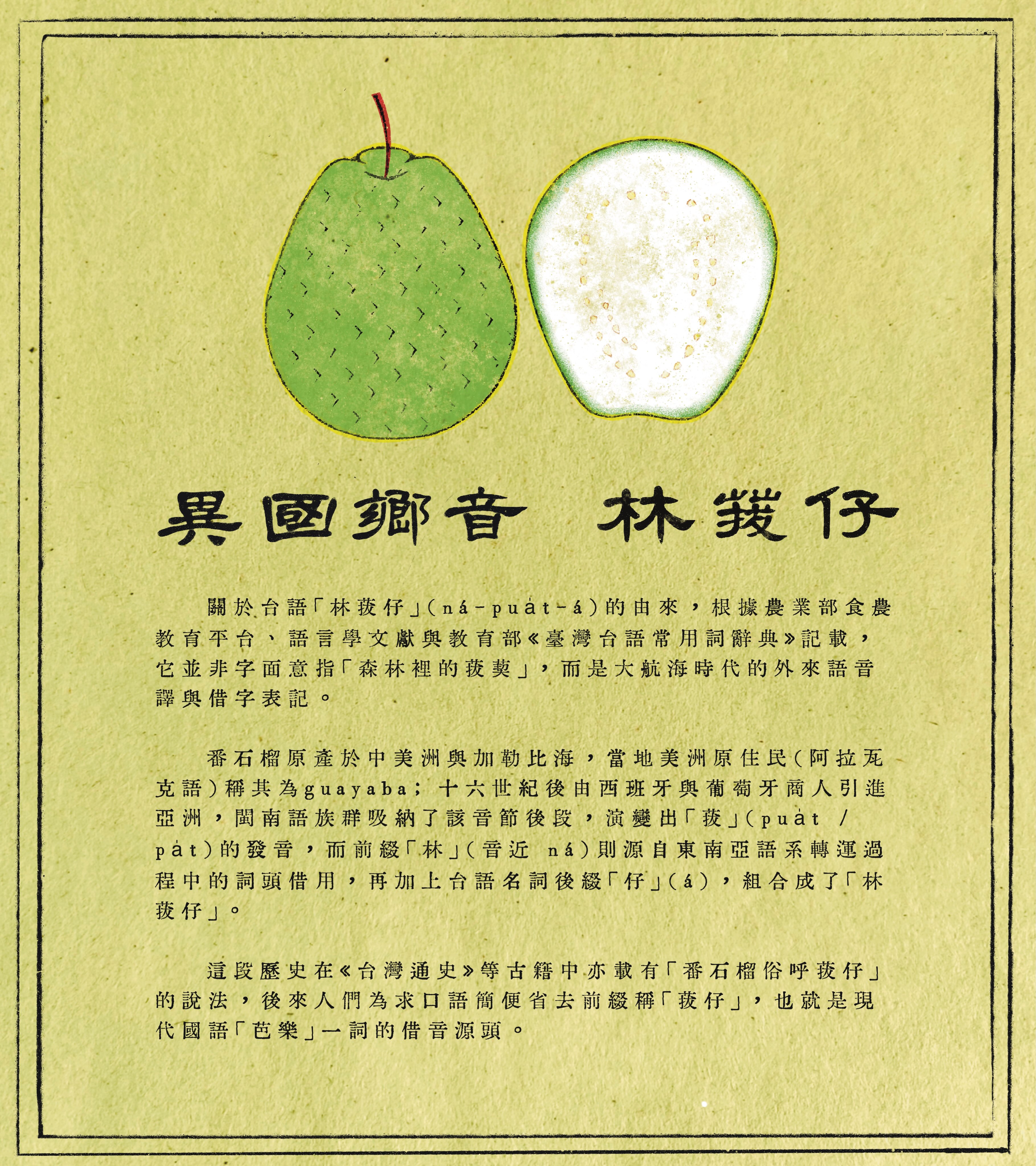 令時俗諺|食菝仔,放銃子